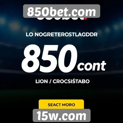 850bet.com oferece promoções atraentes para novos jogadores