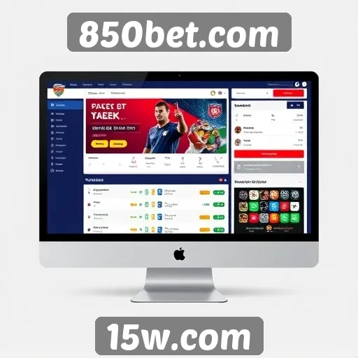 Análise da interface do usuário do site 850bet